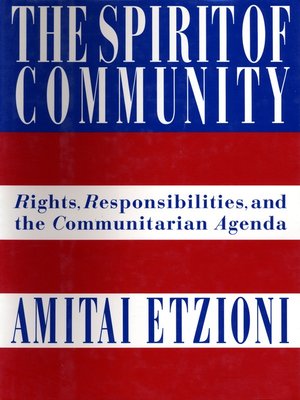 cover image of The Spirit of Community